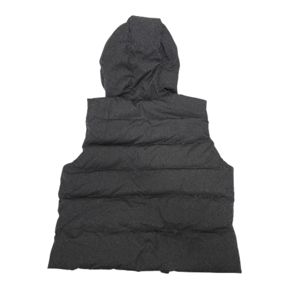 Gap Women's Black Puffer Vest Hooded Zip Front Casual Outdoor Warm - Picture 5 of 5